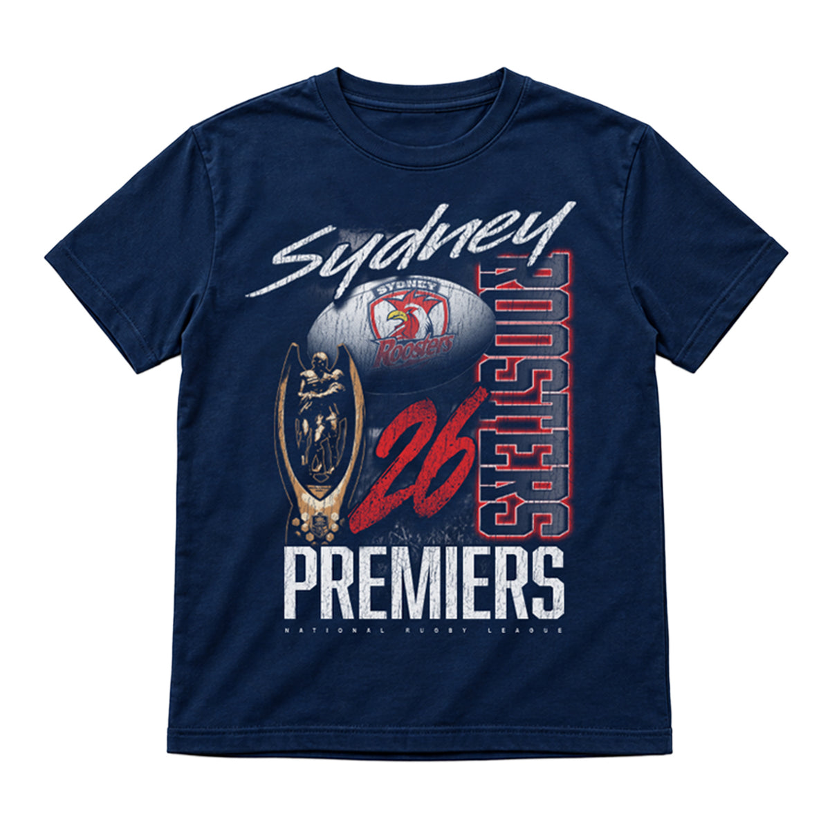 Sydney Roosters Youth 2026 Premiership Tee - Pre-Order