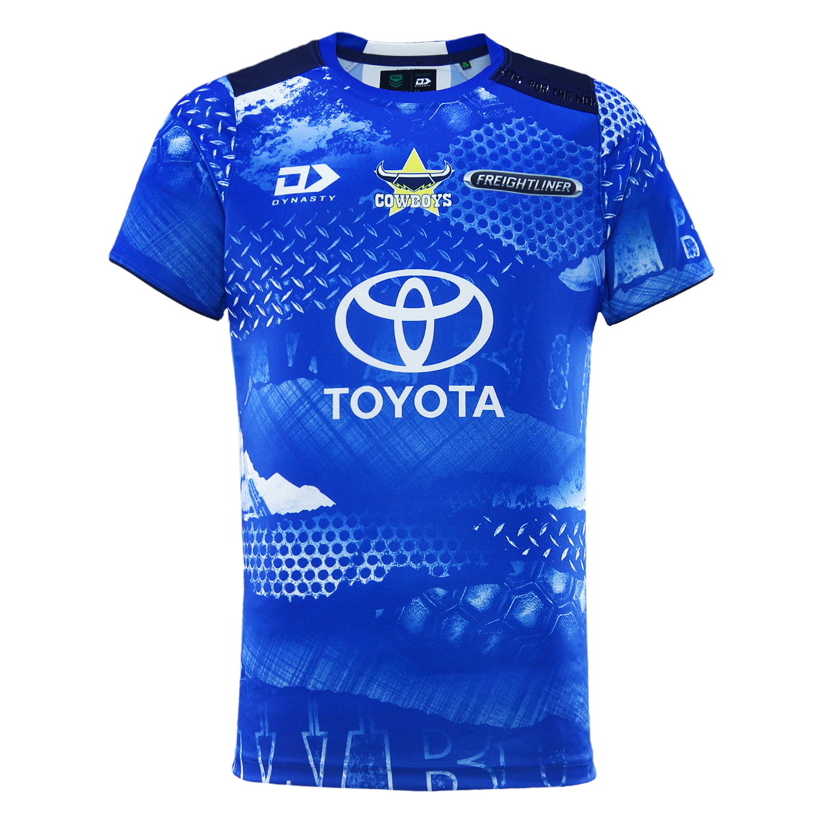North Queensland Cowboys Mens 2026 Training Tee Blue – NRL Shop