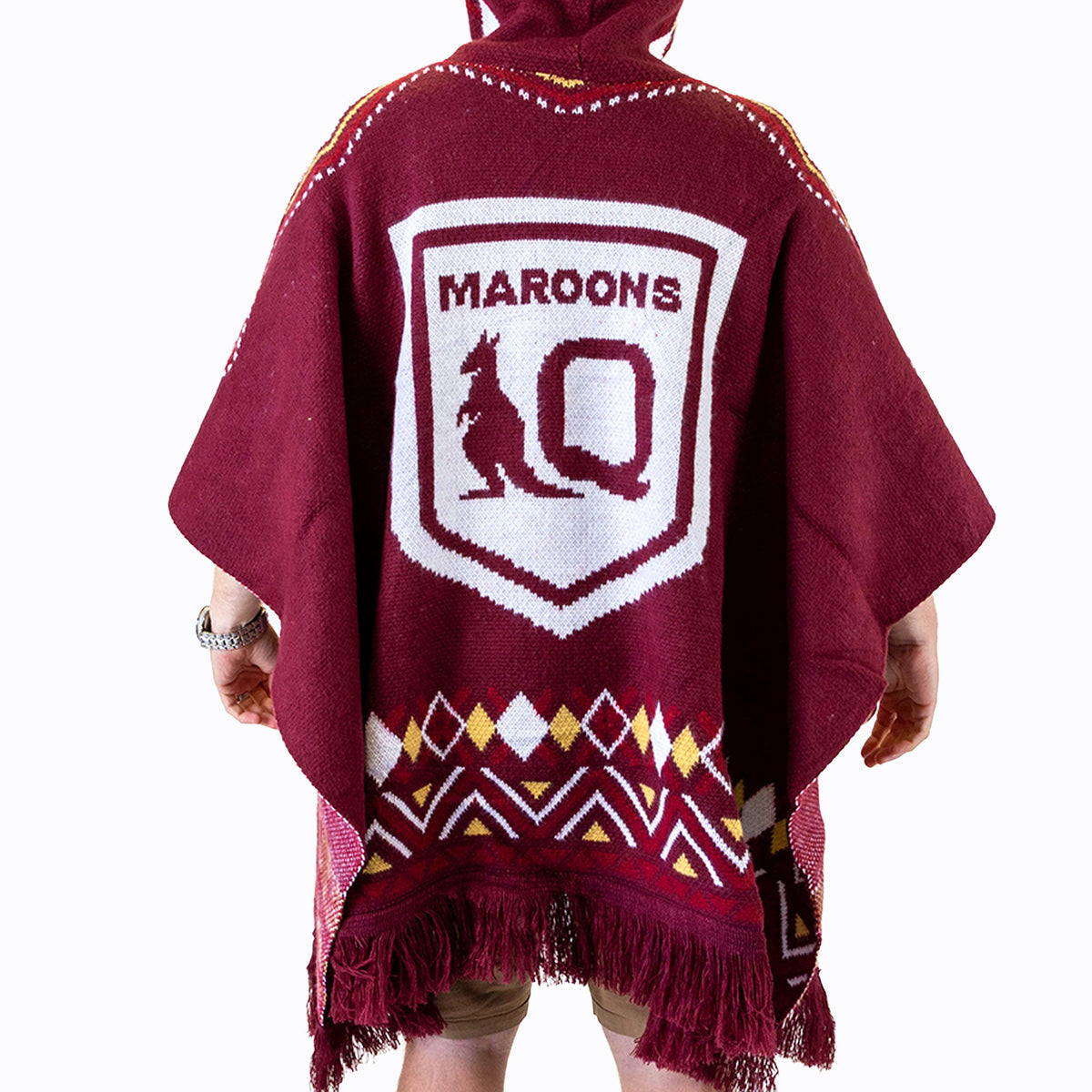 QLD Maroons Dakota Woven Poncho