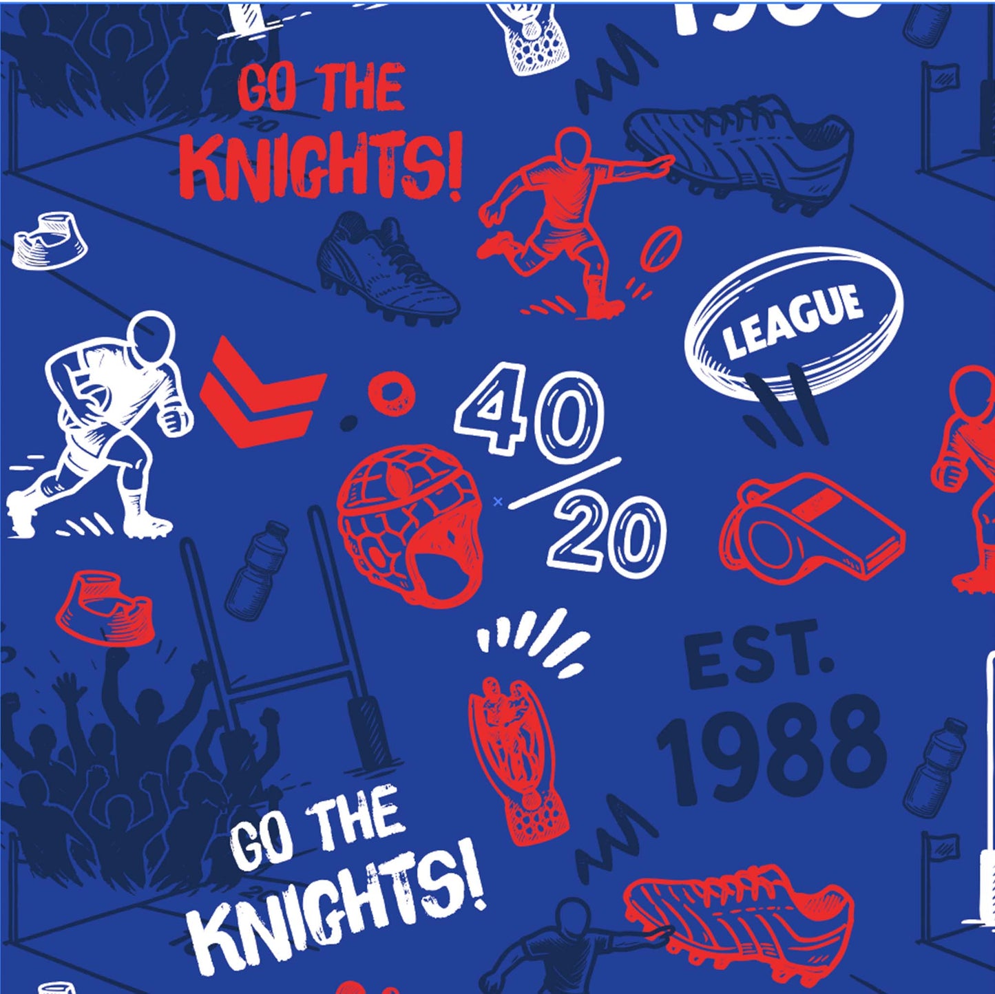 Newcastle Knights Scrambler Golf Polo