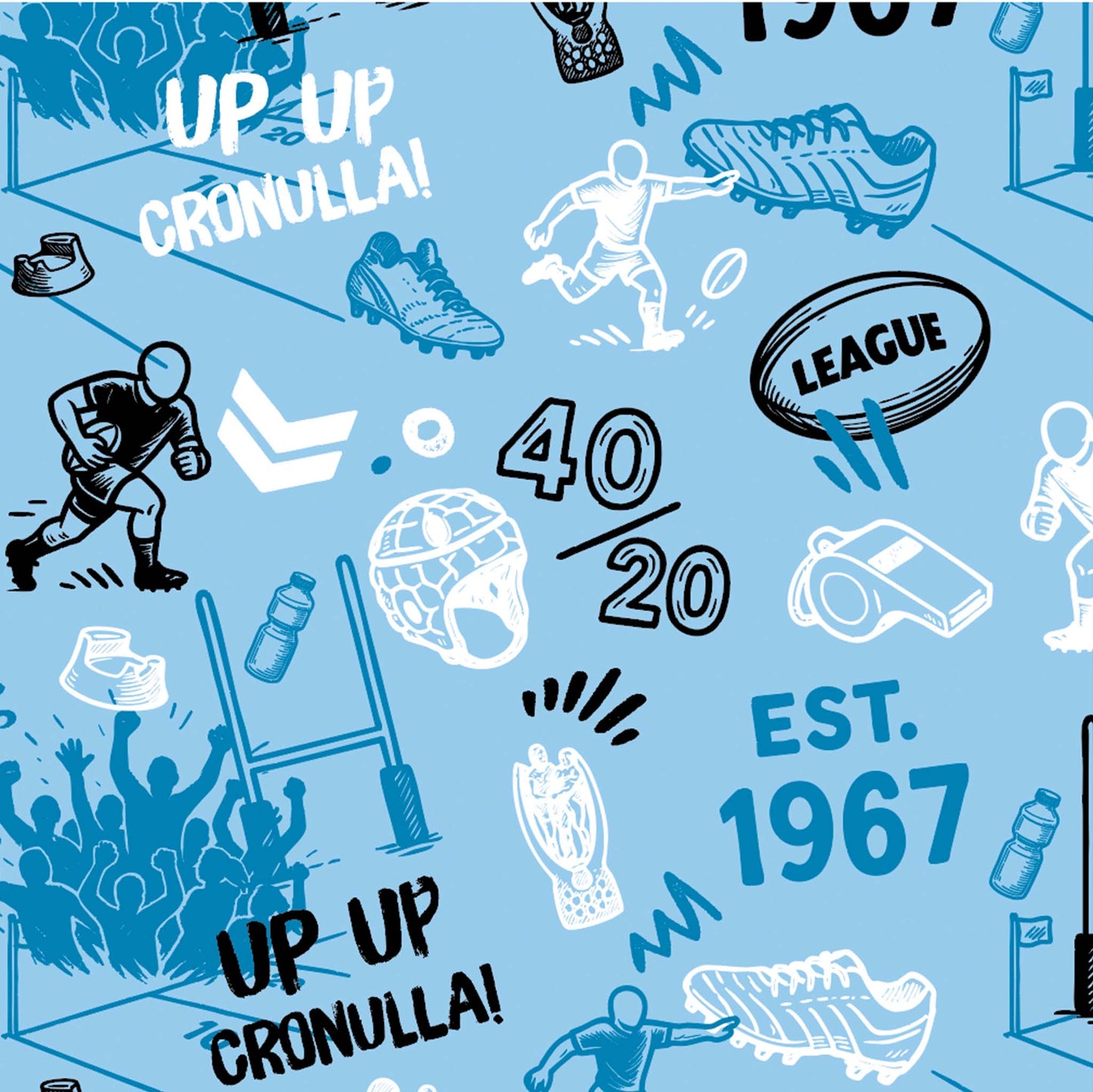 Cronulla-Sutherland Sharks Scrambler Golf Polo