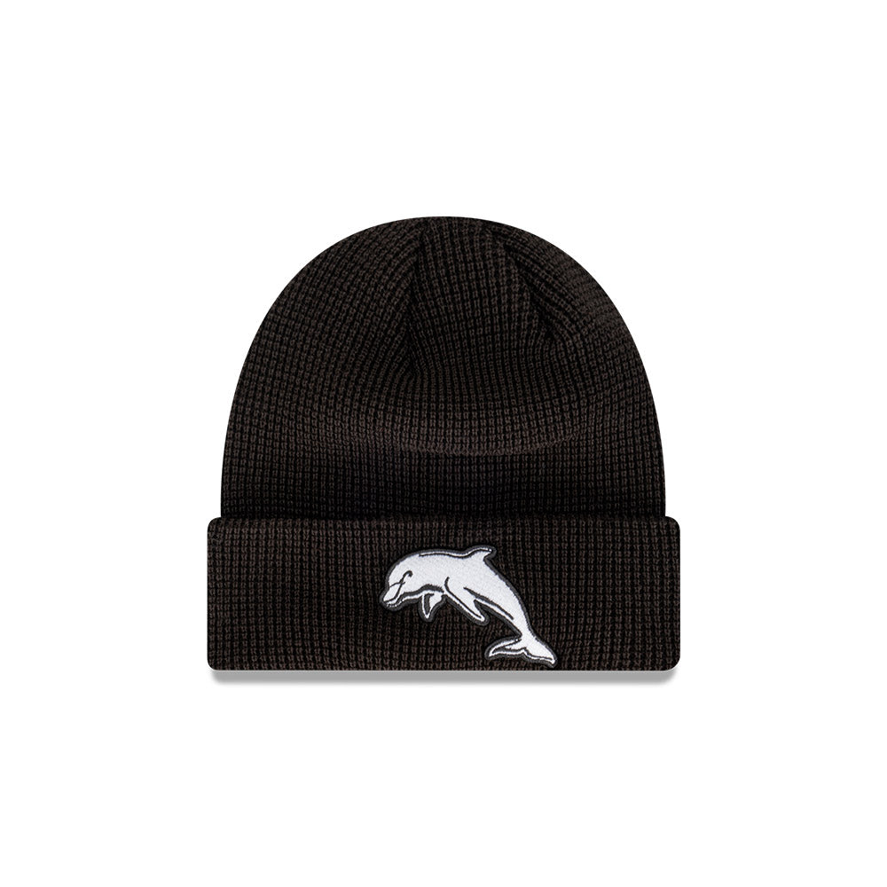 Dolphins Waffle Knit Beanie