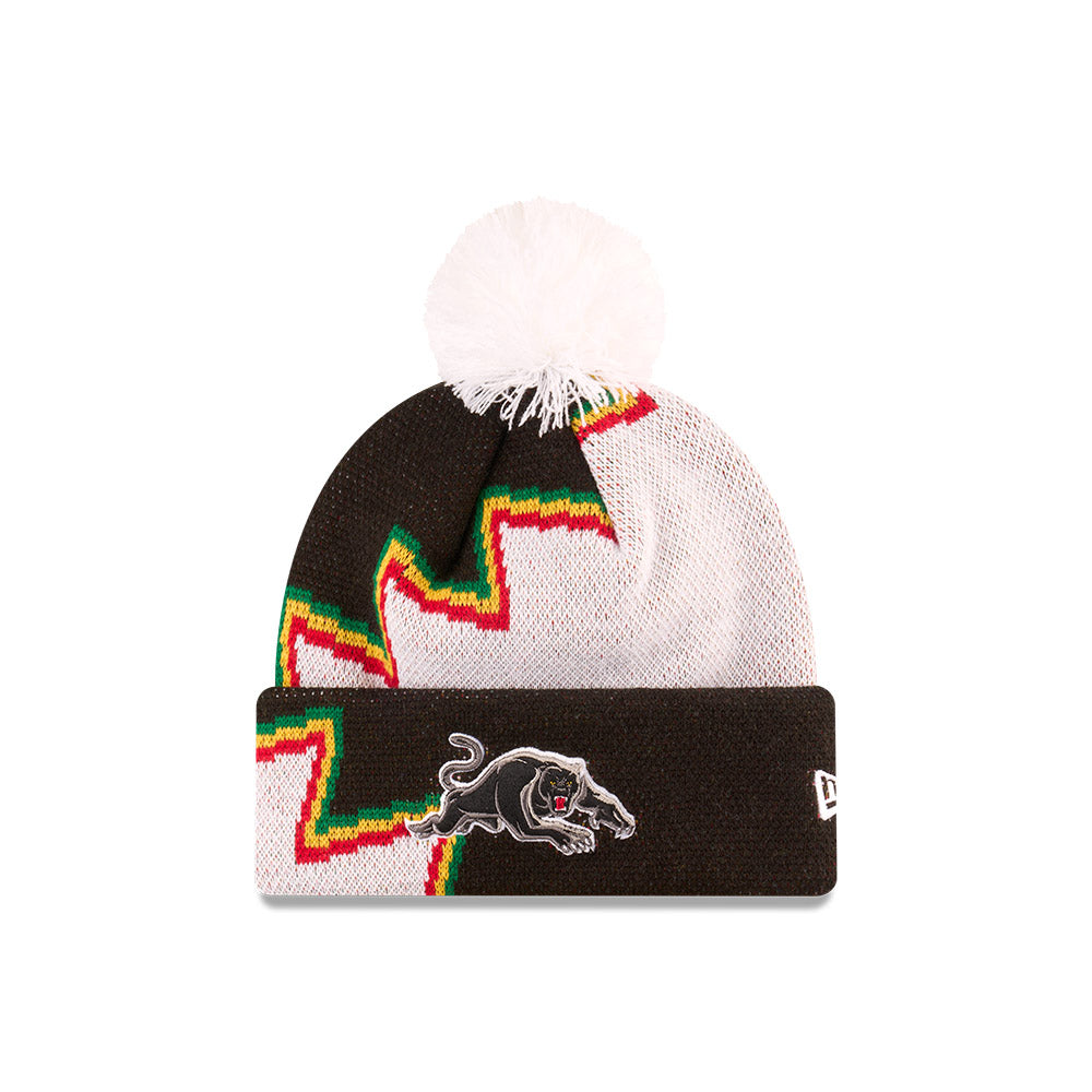 Panthers OTC Zig Zag Kids Knit Beanie