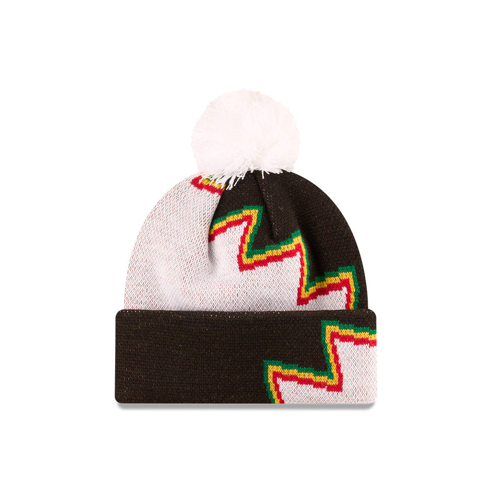 Panthers OTC Zig Zag Kids Knit Beanie