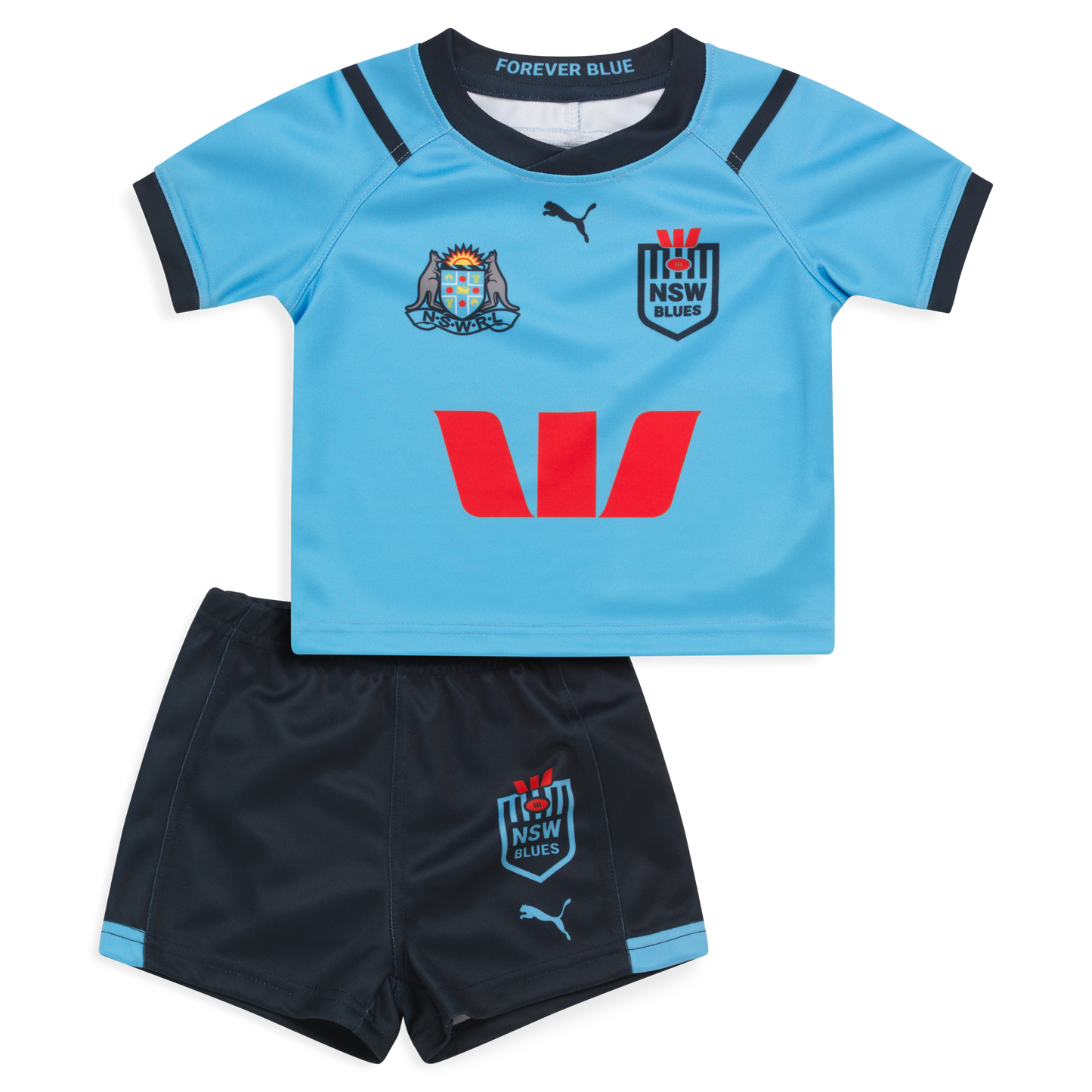 NSW Blues 2024 Infant Replica Home Jersey and Short Set