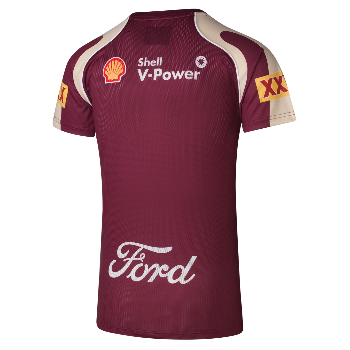 QLD Maroons Mens 2026 Training Tee Burgundy