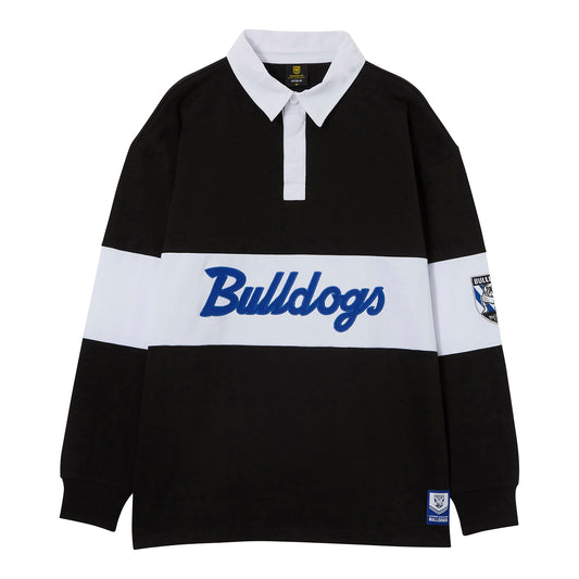 Canterbury-Bankstown Bulldogs Mens League Long Sleeve Polo