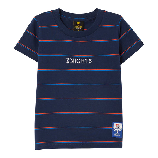 Newcastle Knights Kids Club Stripe Tee