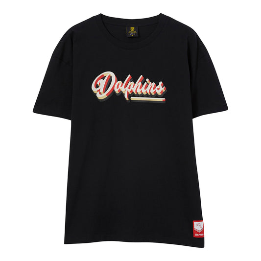 Dolphins Womens Script Tee