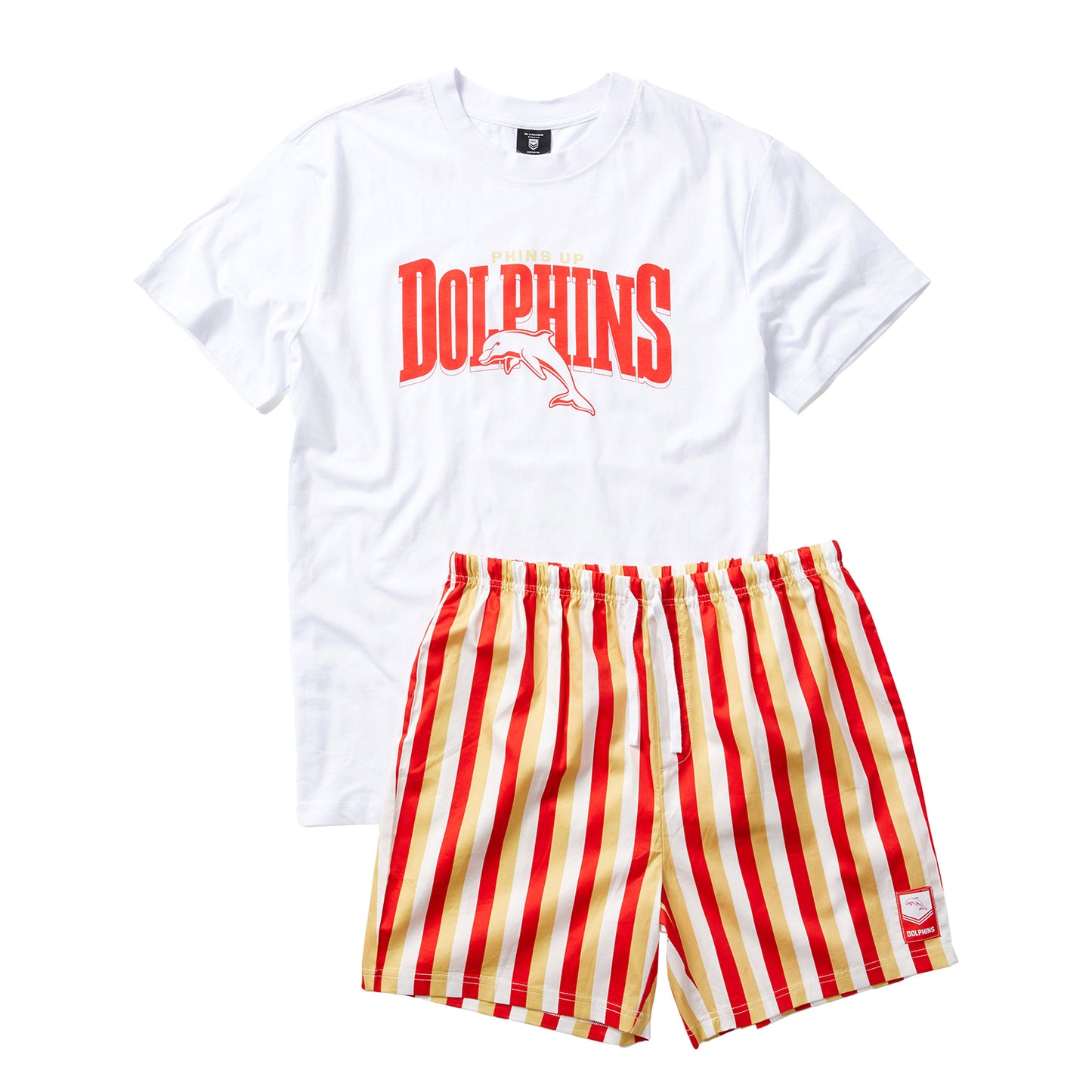 Dolphins Mens T-Shirt And Short Pj Set