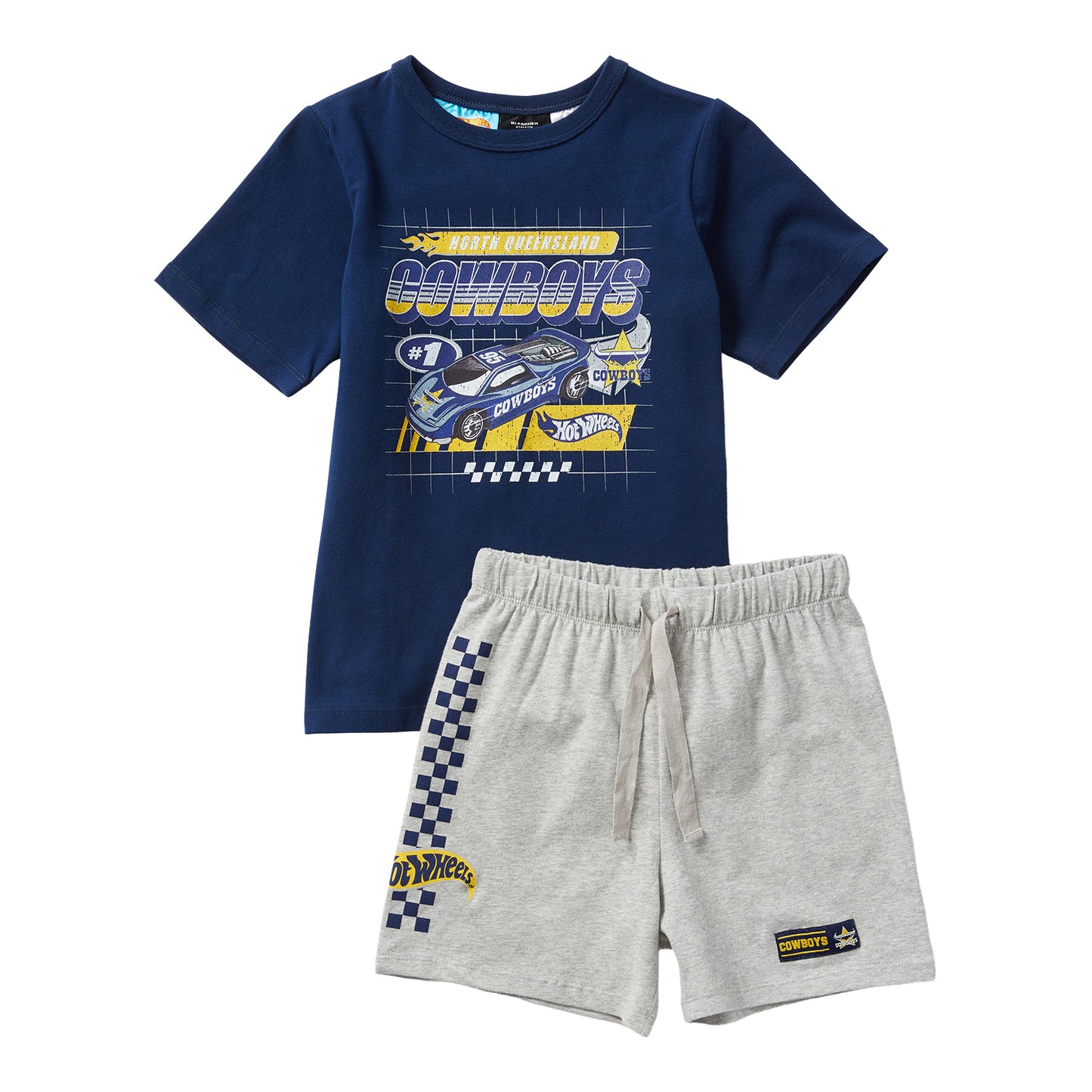 Cowboys Kids NRL x Hot Wheels Pyjama Set