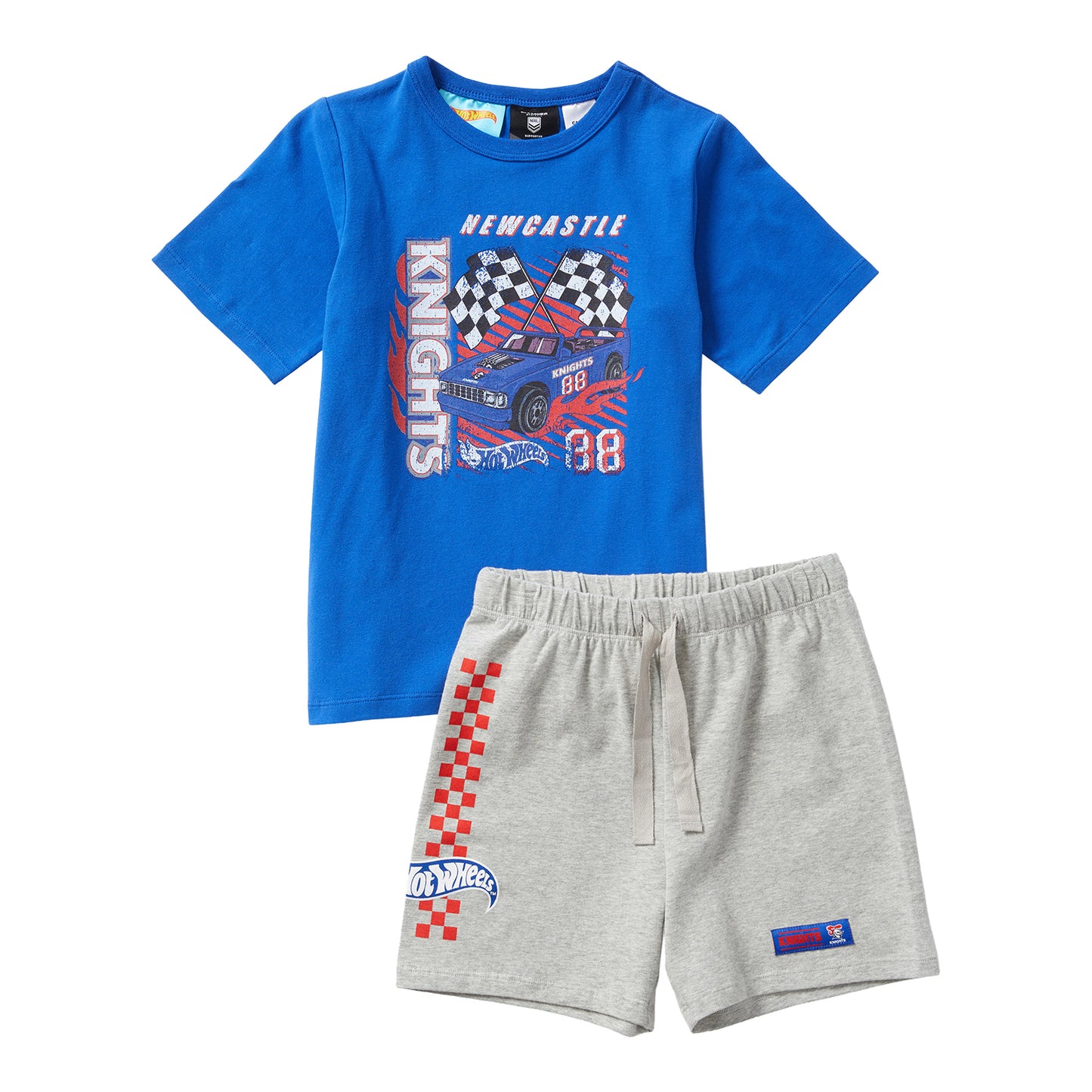 Knights Kids NRL x Hot Wheels Pyjama Set