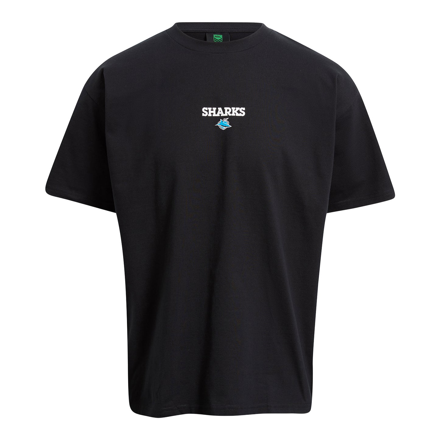 Cronulla-Sutherland Sharks Adult Heavy Weight Clip T-Shirt