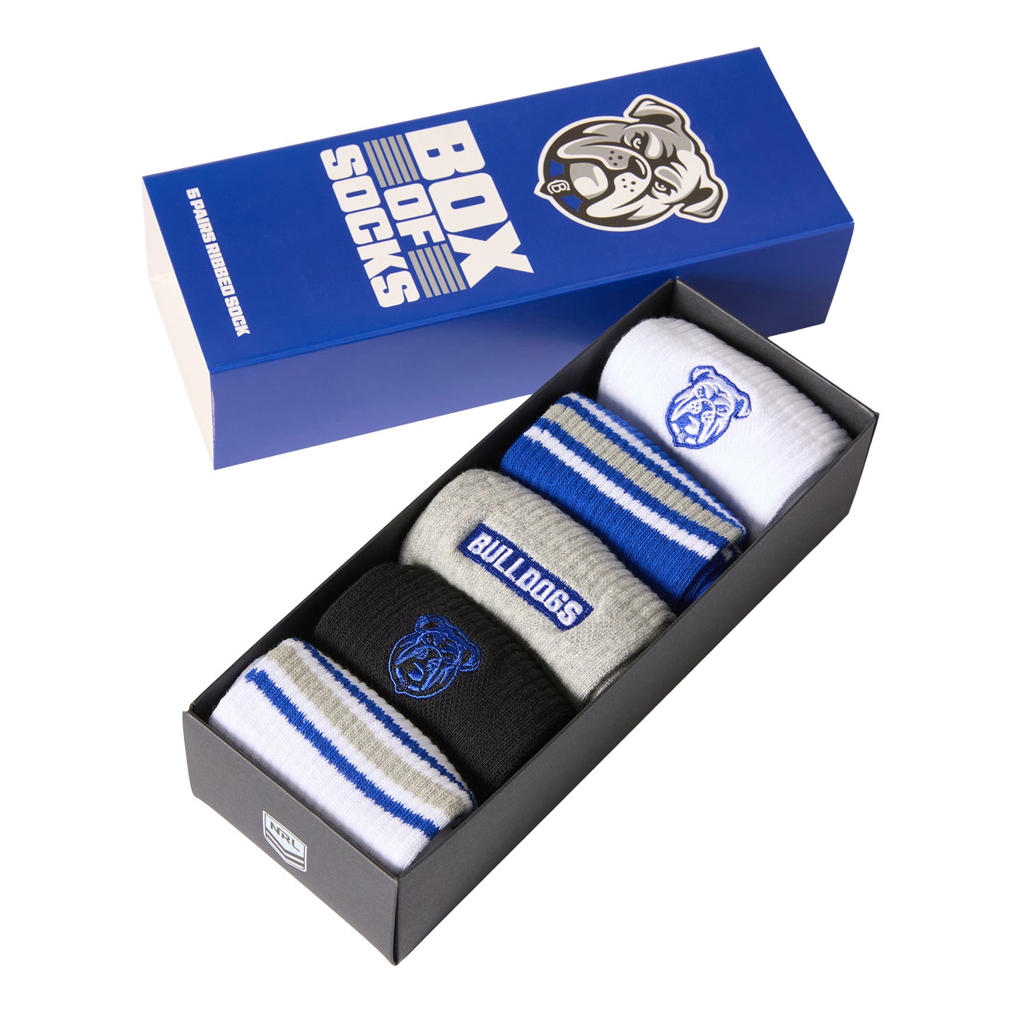 Canterbury-Bankstown Bulldogs Everyday Box Of Socks