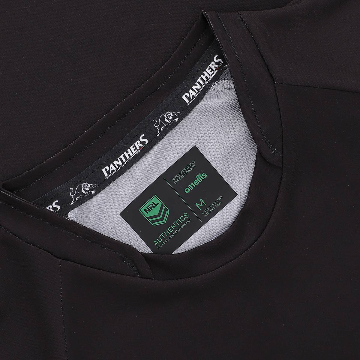 Penrith Panthers Mens 2026 Black Training Tee