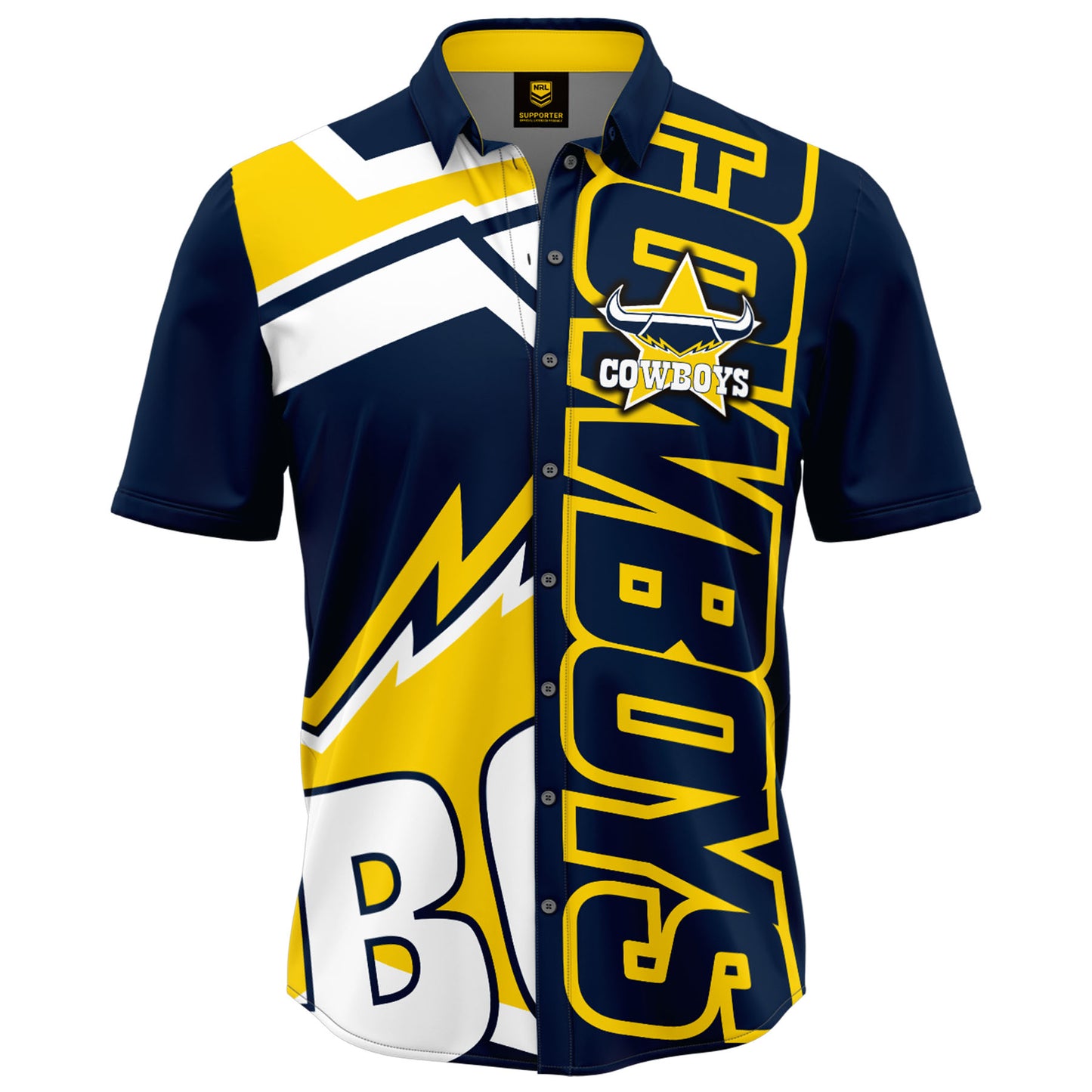 North Queensland Cowboys Mens 'Showtime' Party Shirt