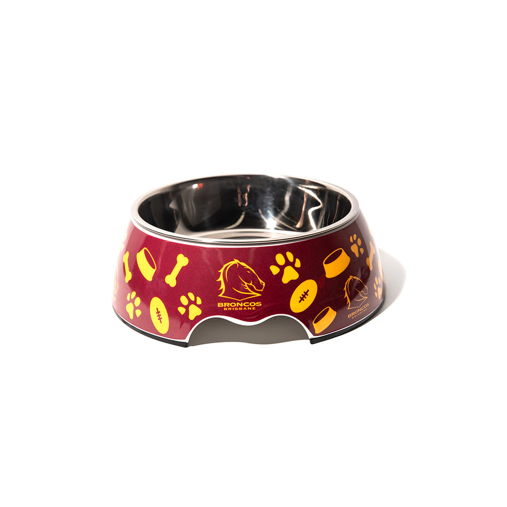 Brisbane Broncos Dog Bowl