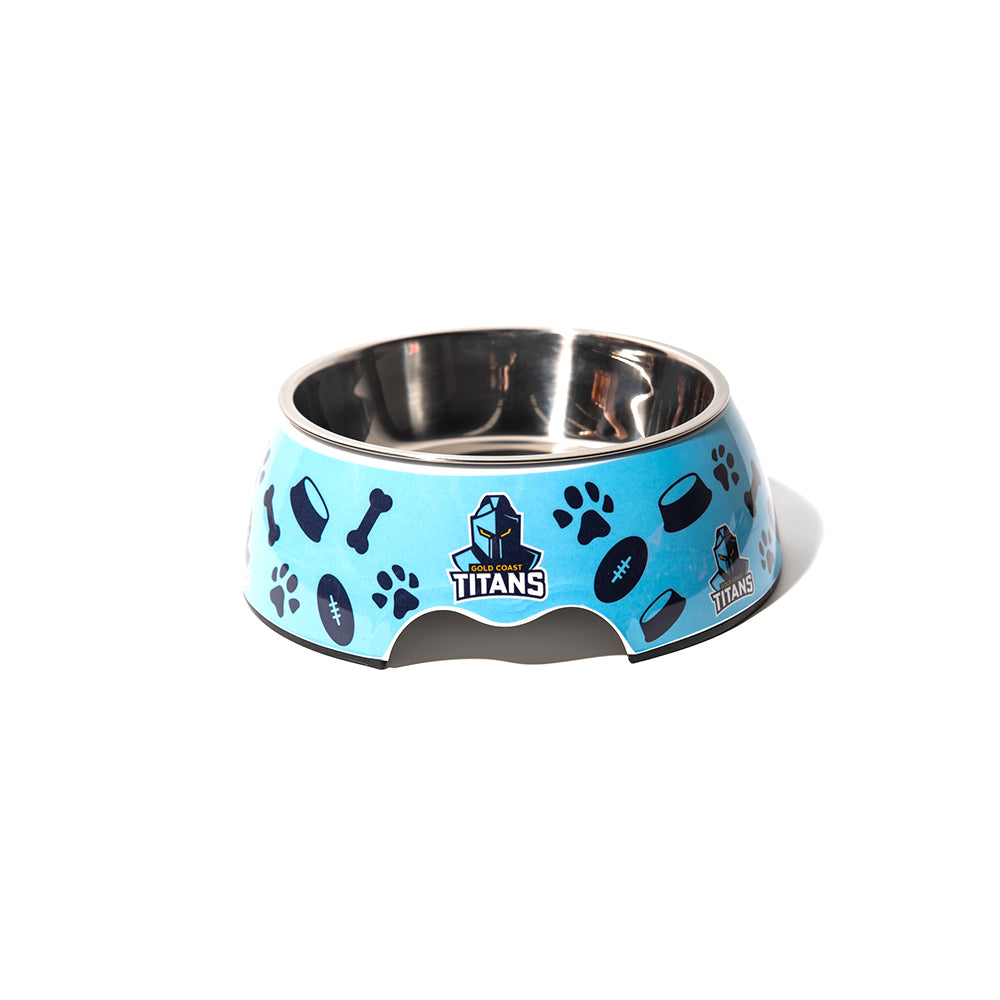 Gold Coast Titans Dog Bowl