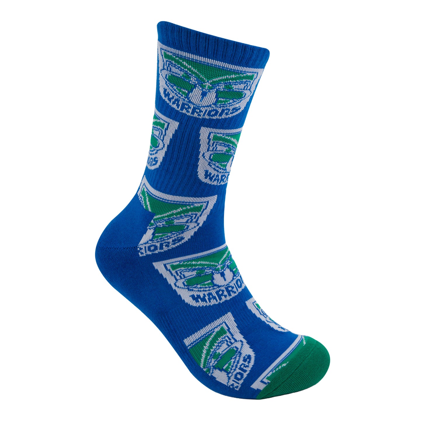 New Zealand Warriors Retro Sneaker Sock 2 Pack