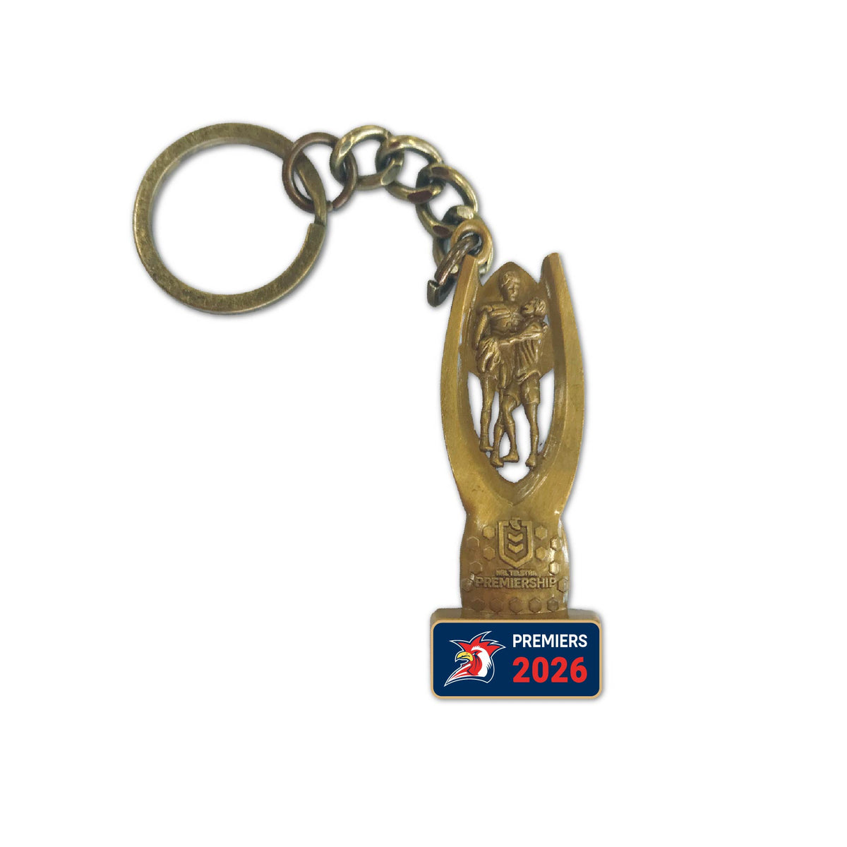 Sydney Roosters Premiers 2026 3D Trophy Keyring - Pre-Order