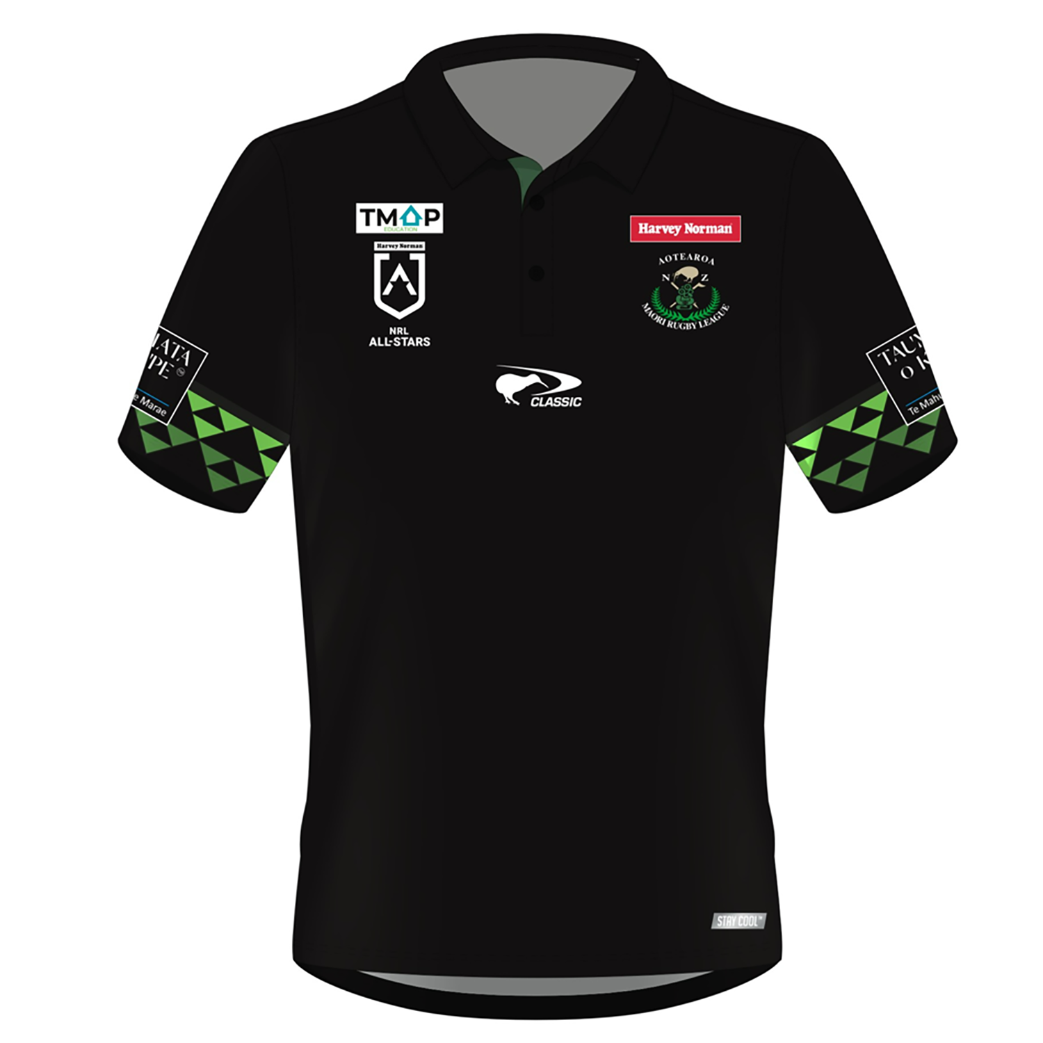 M ori All Stars 2024 Mens Performance Polo NRL Shop