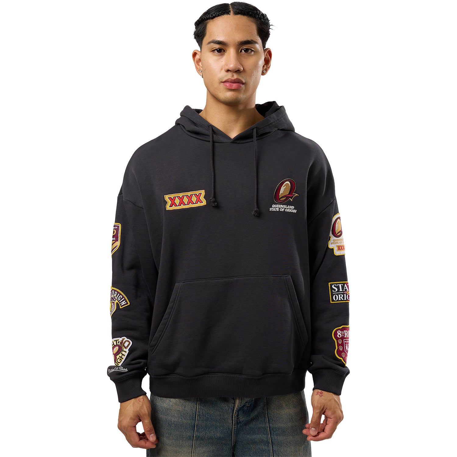 QLD Maroons 8 Straight Box Hoodie – NRL Shop