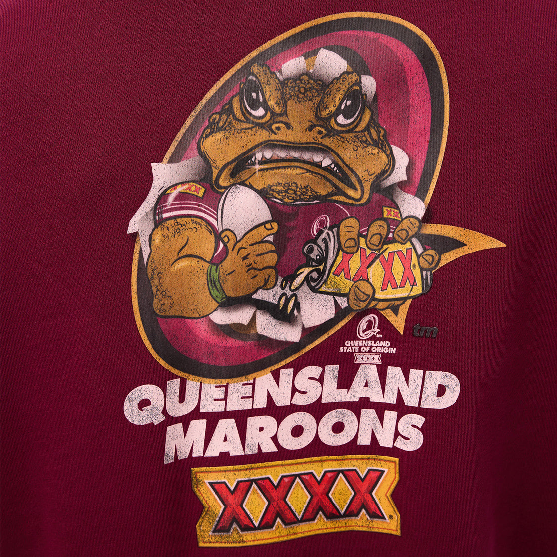 QLD Maroons XXXX Toad Box Hoodie