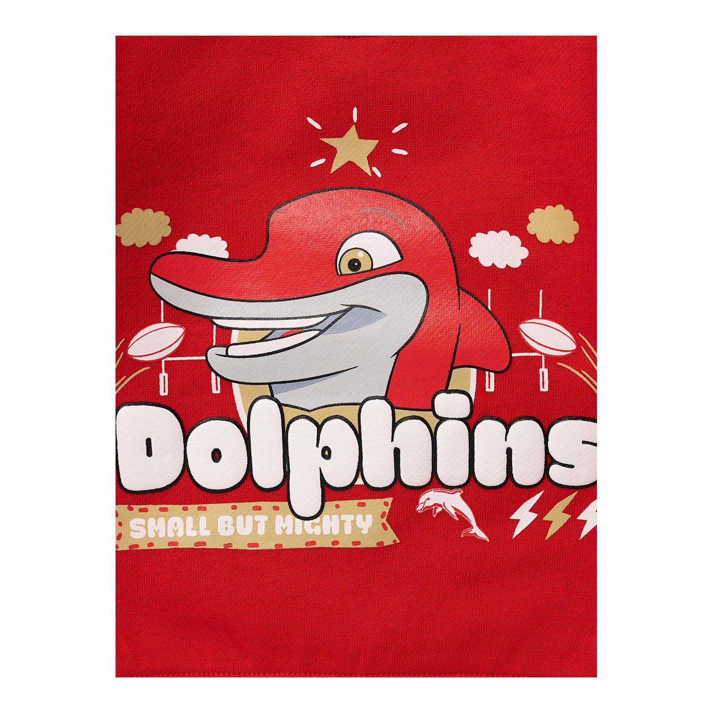 Dolphins Baby Puff Crew Neck