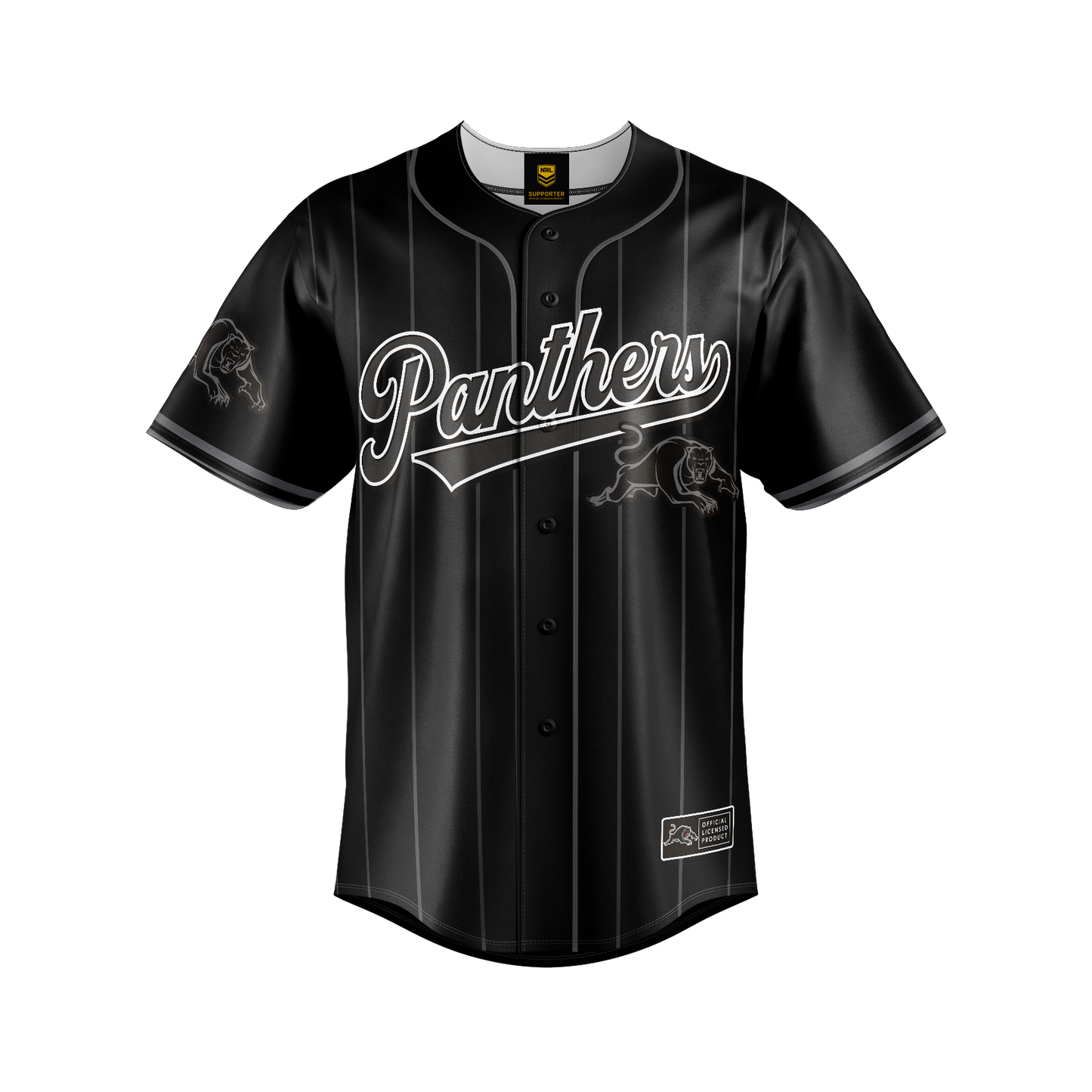 Penrith Panthers Adult Blackout Baseball Shirt