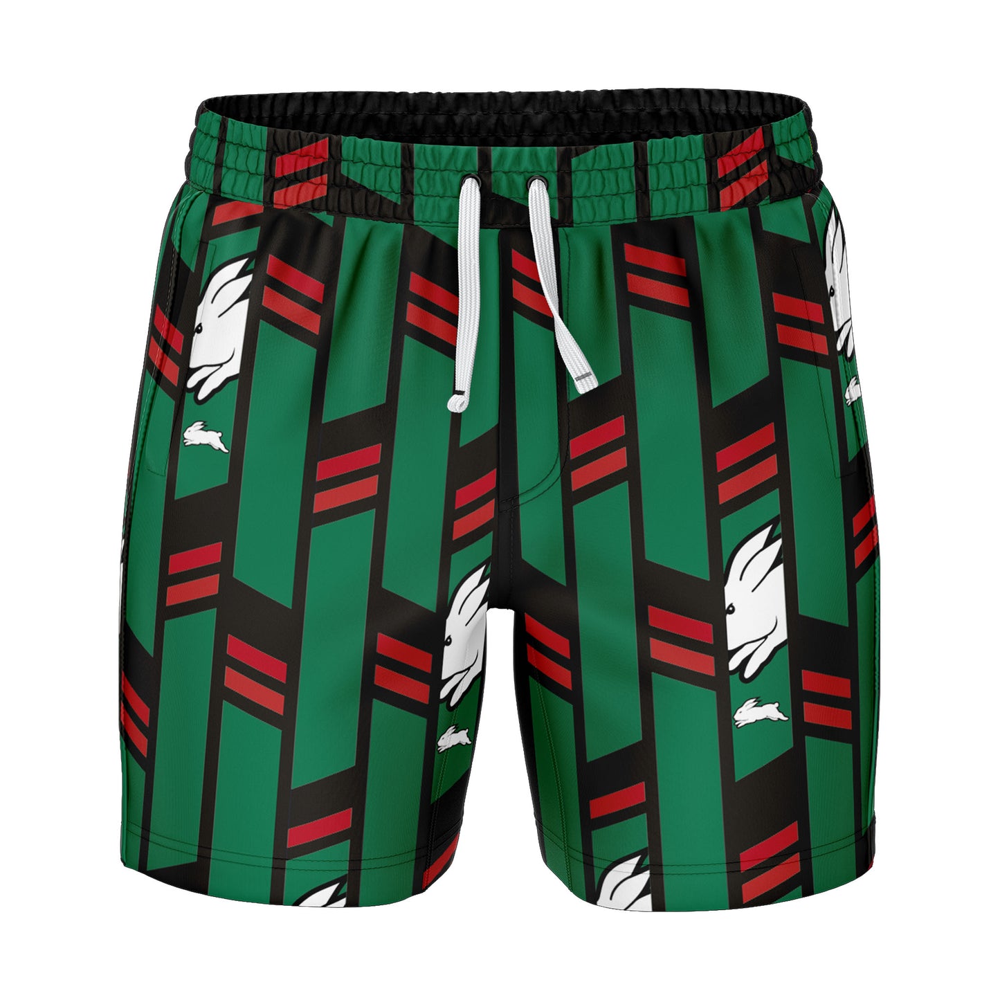 South Sydney Rabbitohs Mens Riviera Volley Swim Shorts