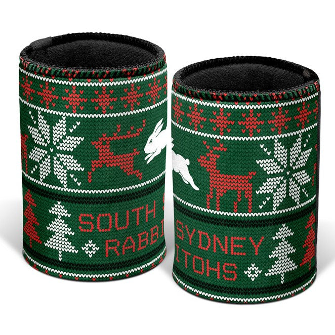 South Sydney Rabbitohs Xmas Can Cooler