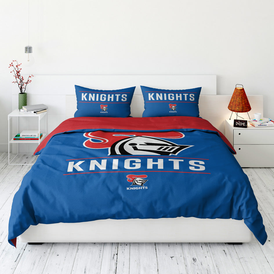 Newcastle Knights Quilt Cover Set Queen