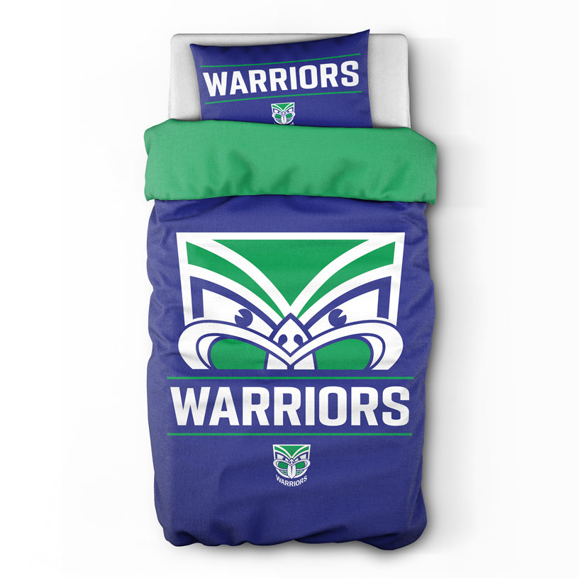 New Zealand Warriors Quilt Cover Set Single