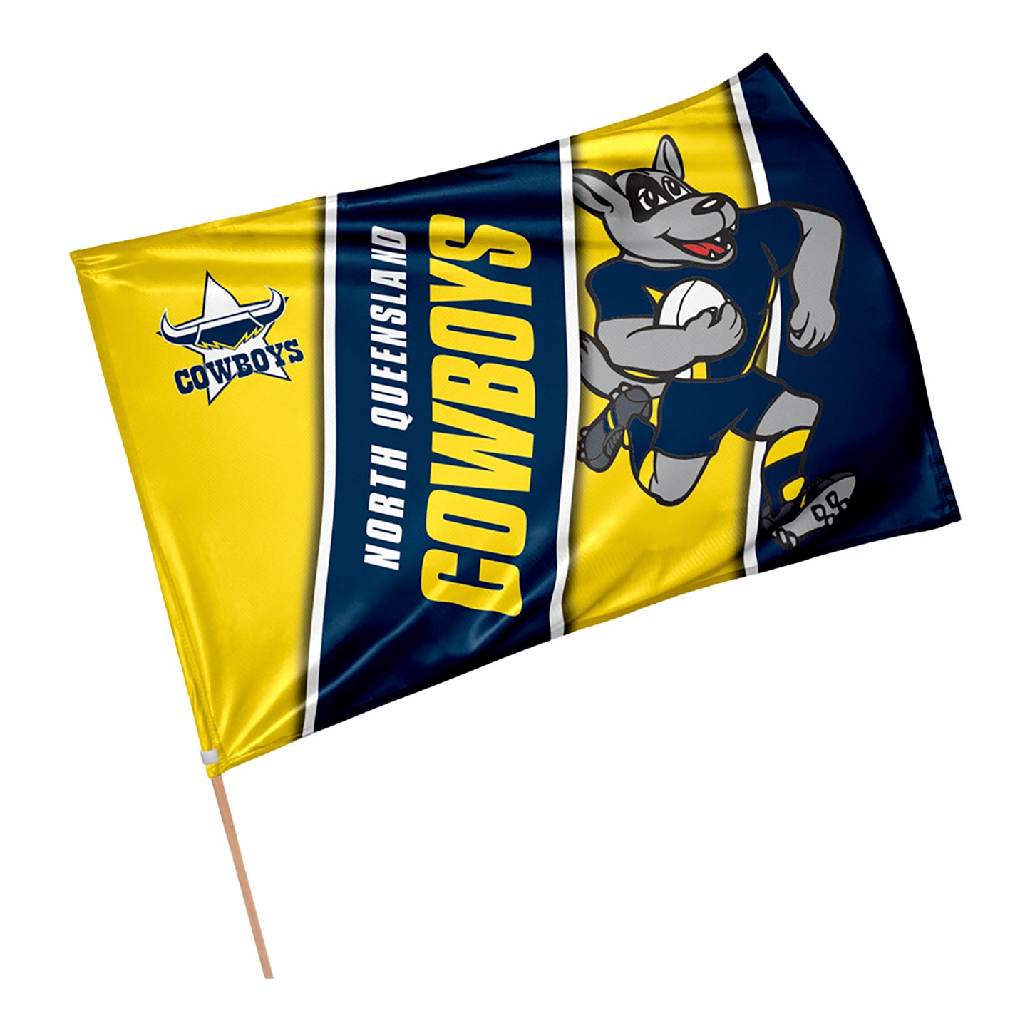 North Queensland Cowboys Retro Game Day Flag