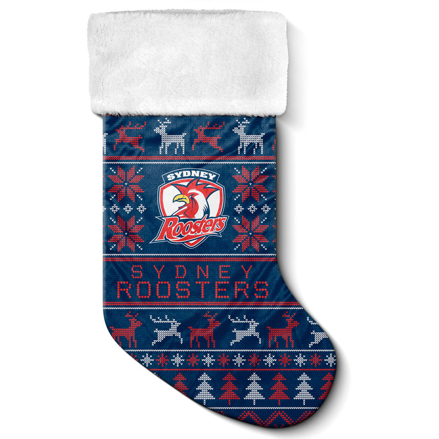 Roosters Xmas Stocking 47cm