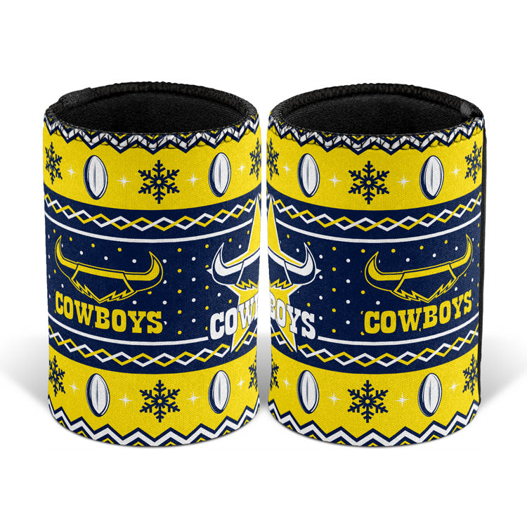 North Queensland Cowboys Xmas Can Cooler