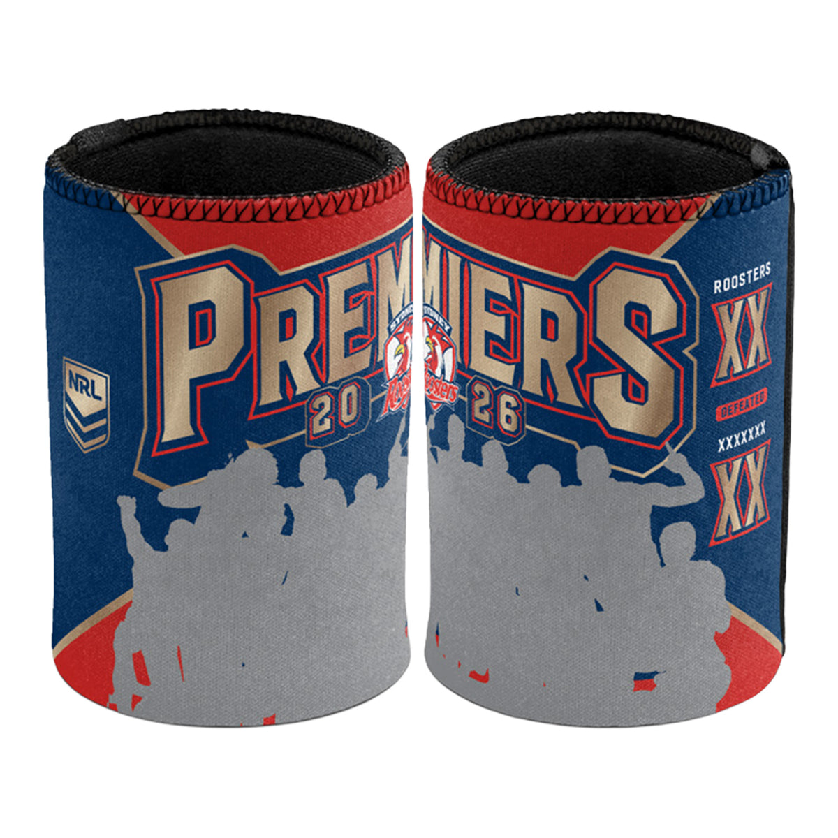 Sydney Roosters Premiership 2026 Photo Team Can Cooler - Pre-Order