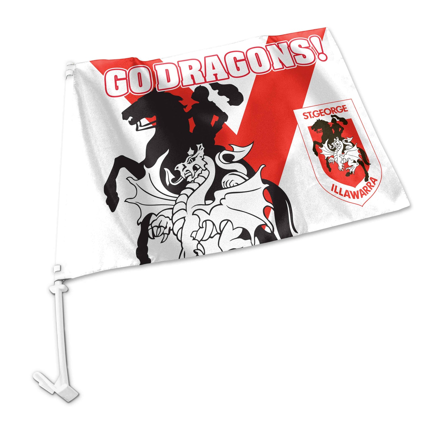 St George Illawarra Dragons Car Flag