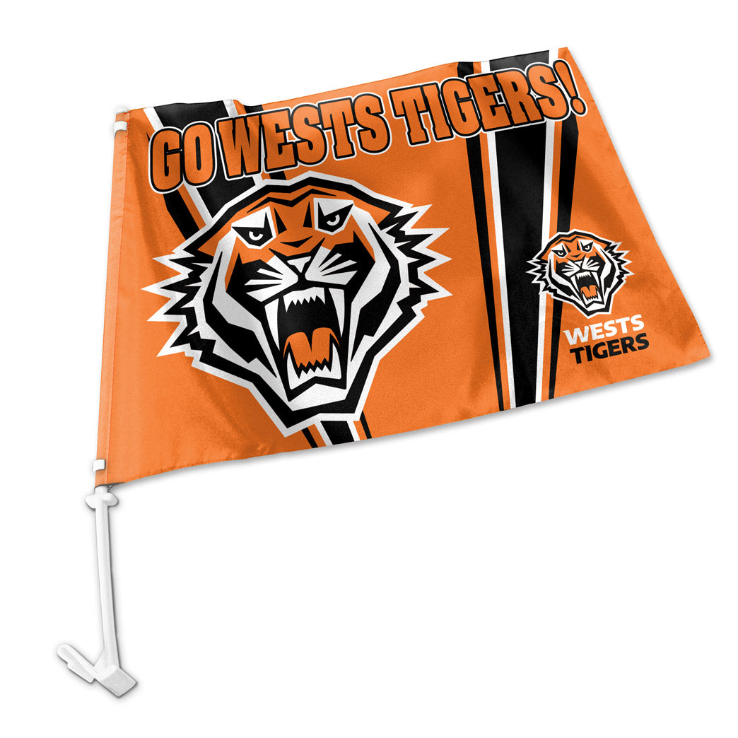 Wests Tigers Car Flag
