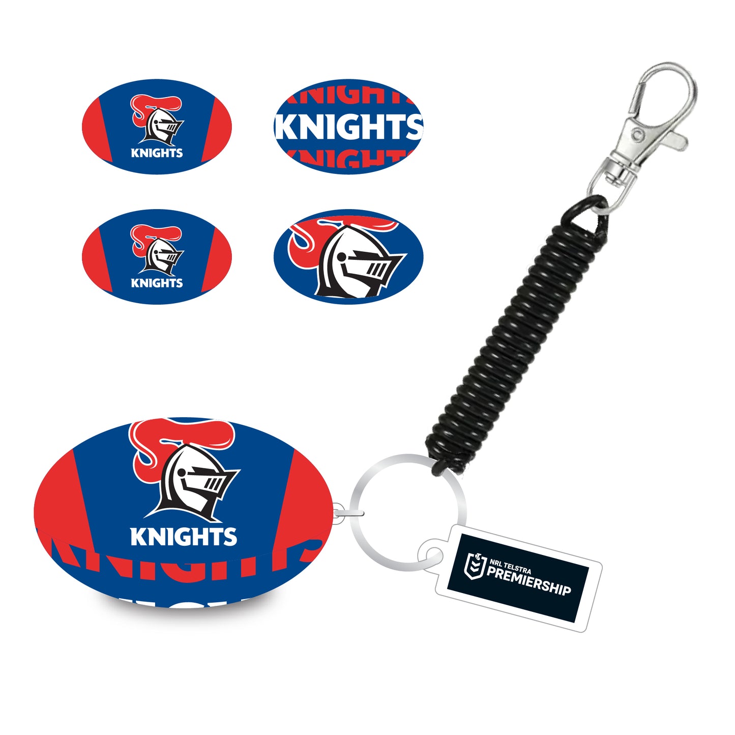 Newcastle Knights Bungee Ball Keyring