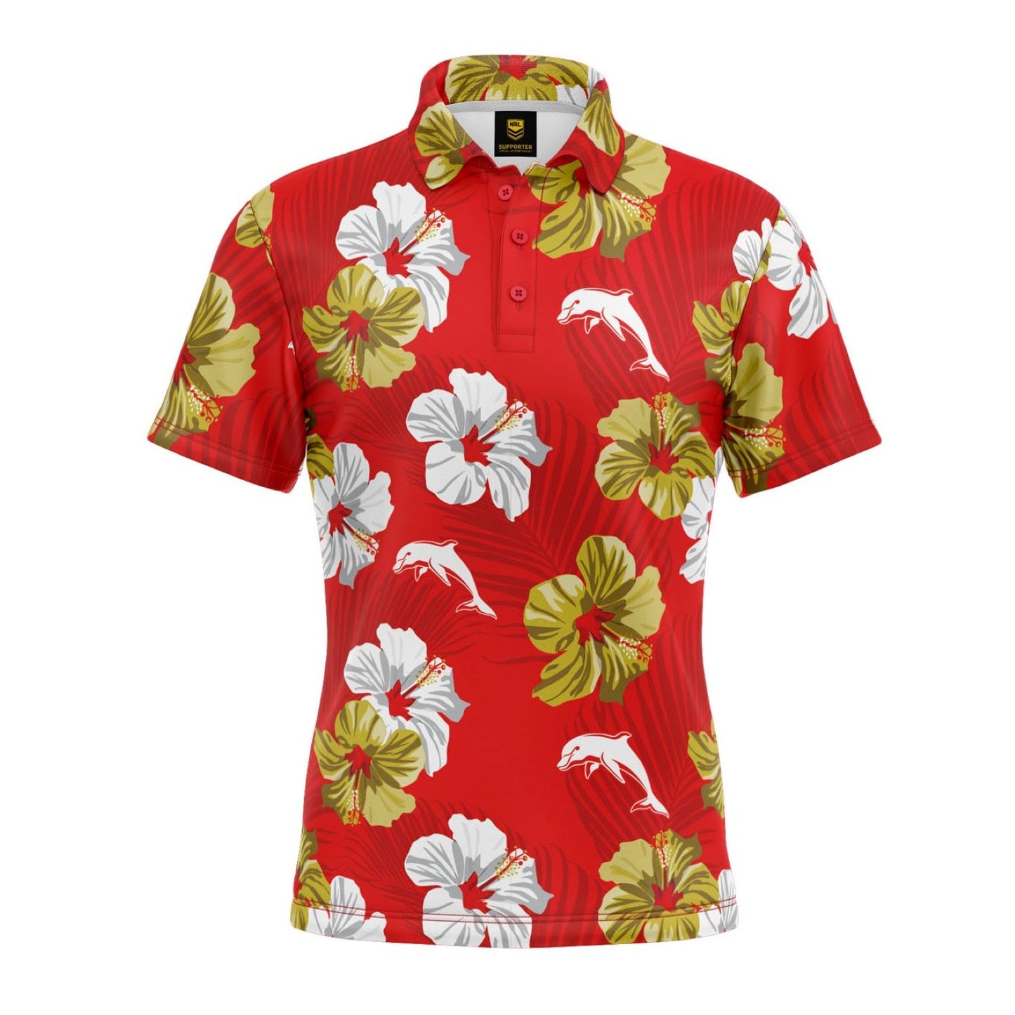 Dolphins 'Aloha' Golf Polo