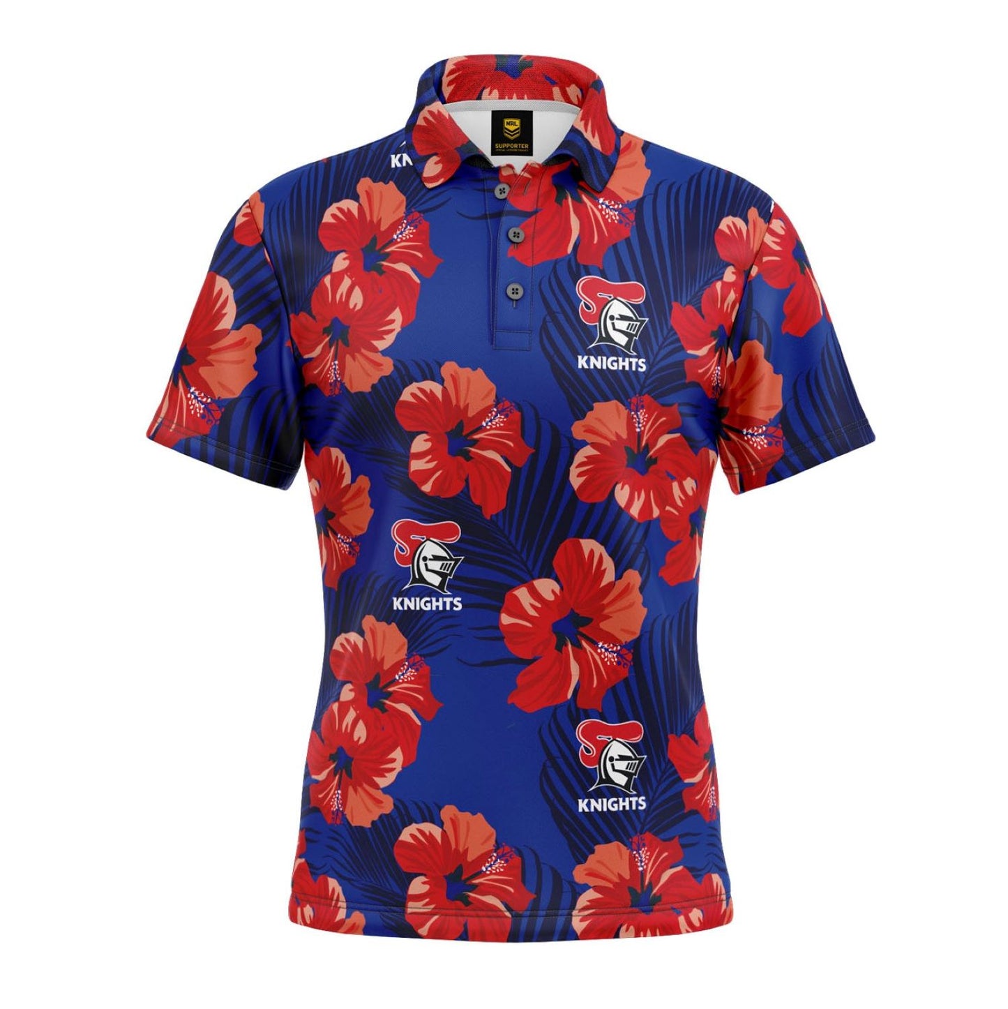 Newcastle Knights 'Aloha' Golf Polo