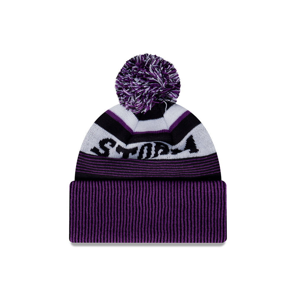 Melbourne Storm New Era 2024 Knitted Speed Beanie