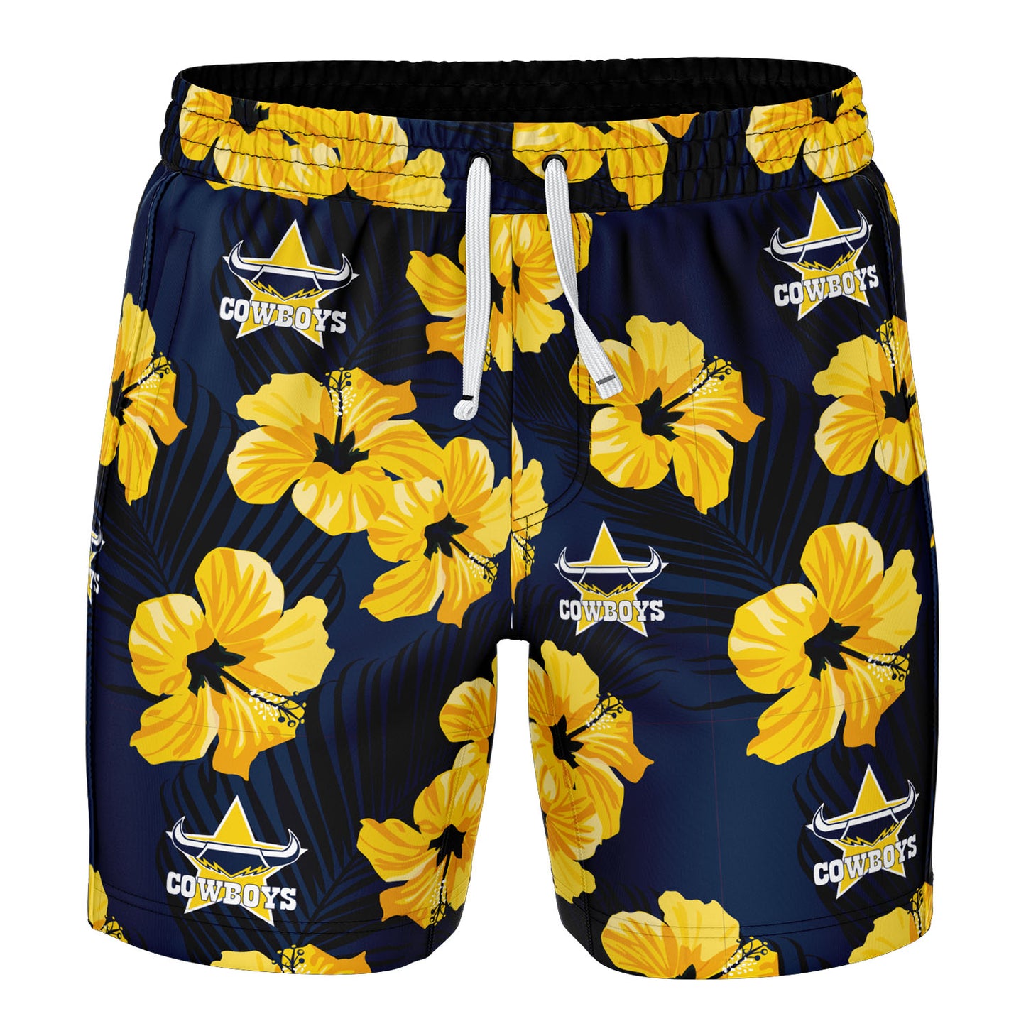North Queensland Cowboys 'Aloha' Volley Swim Shorts