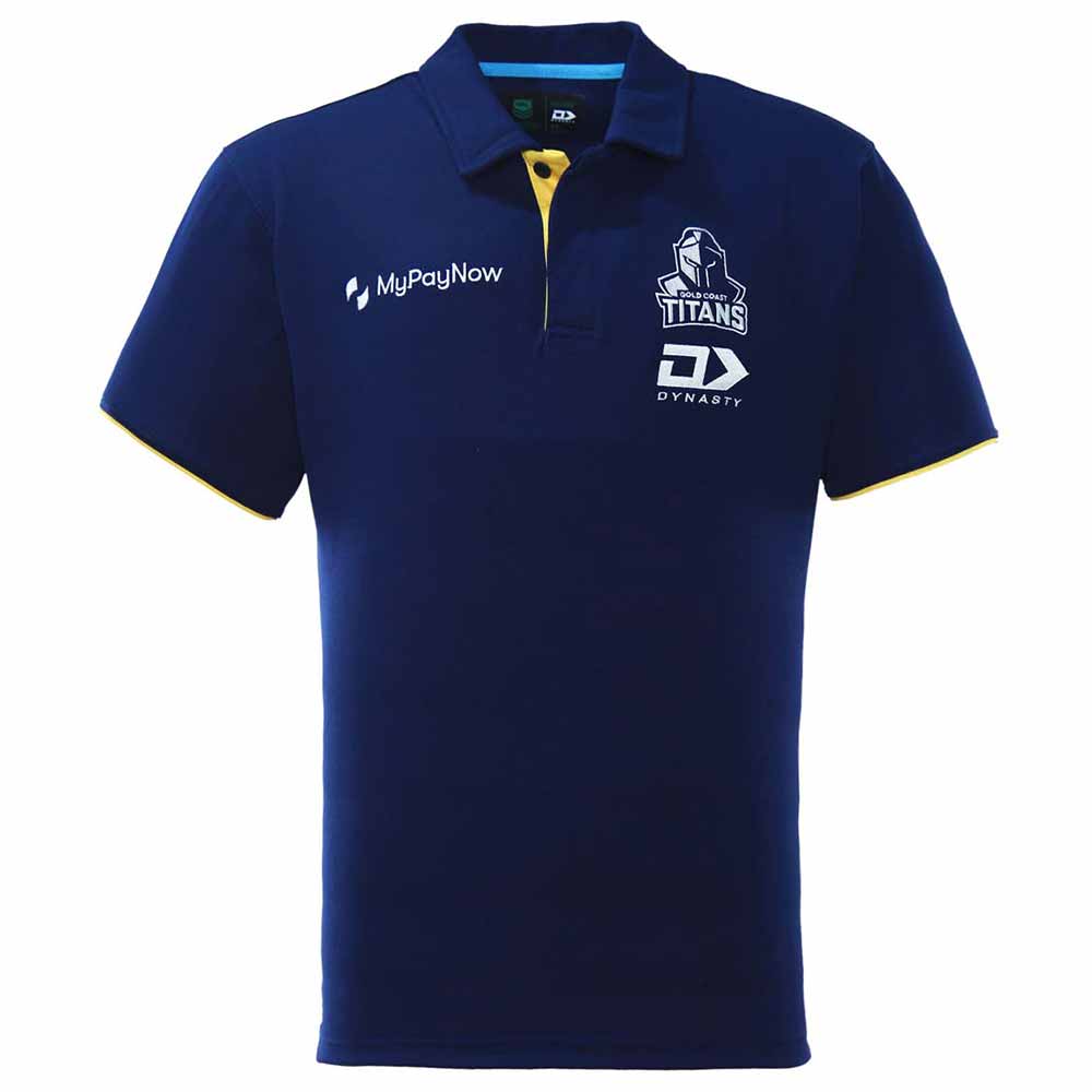 Gold Coast Titans 2023 Mens Media Polo