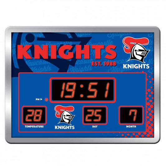 Newcastle Knights LED Scoreboard Clock