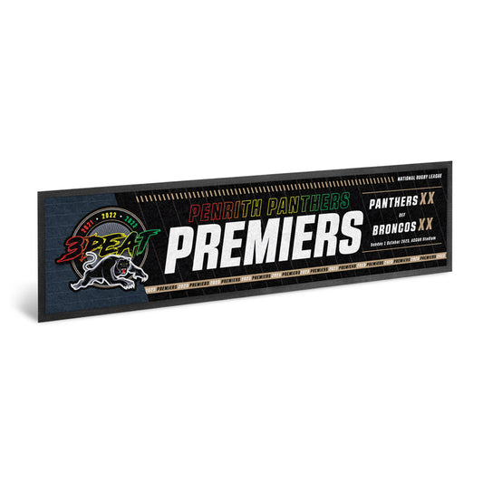 Penrith Panthers 2023 Premiers Bar Runner