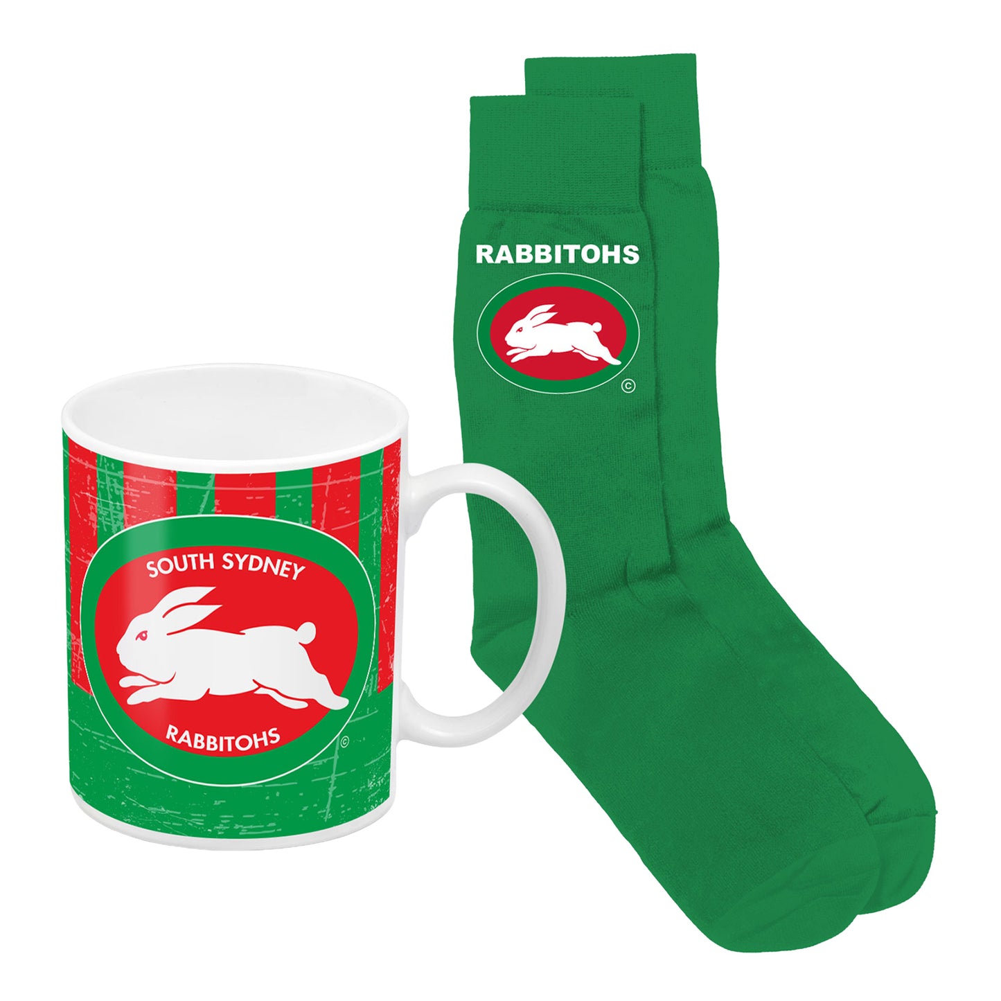 South Sydney Rabbitohs Heritage Mug and Sock Pack