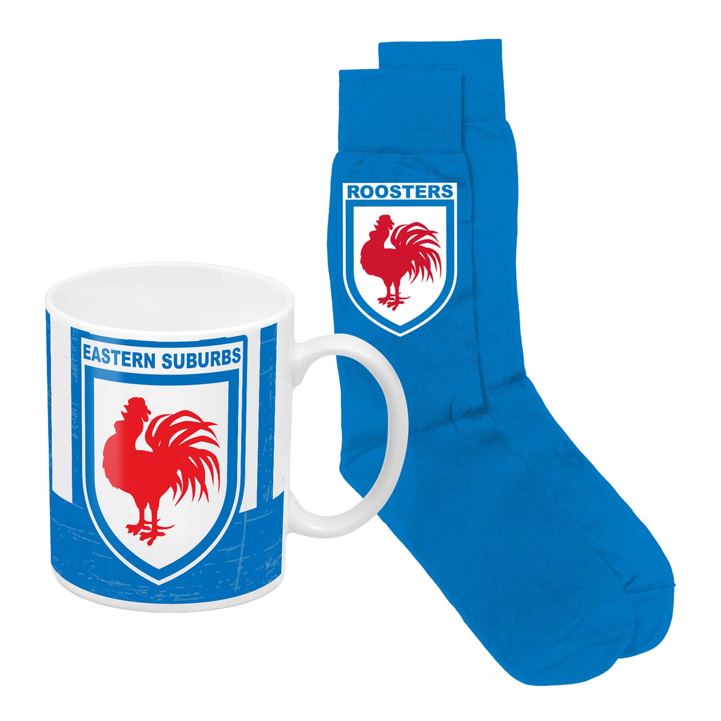Sydney Roosters Heritage Mug and Sock Pack