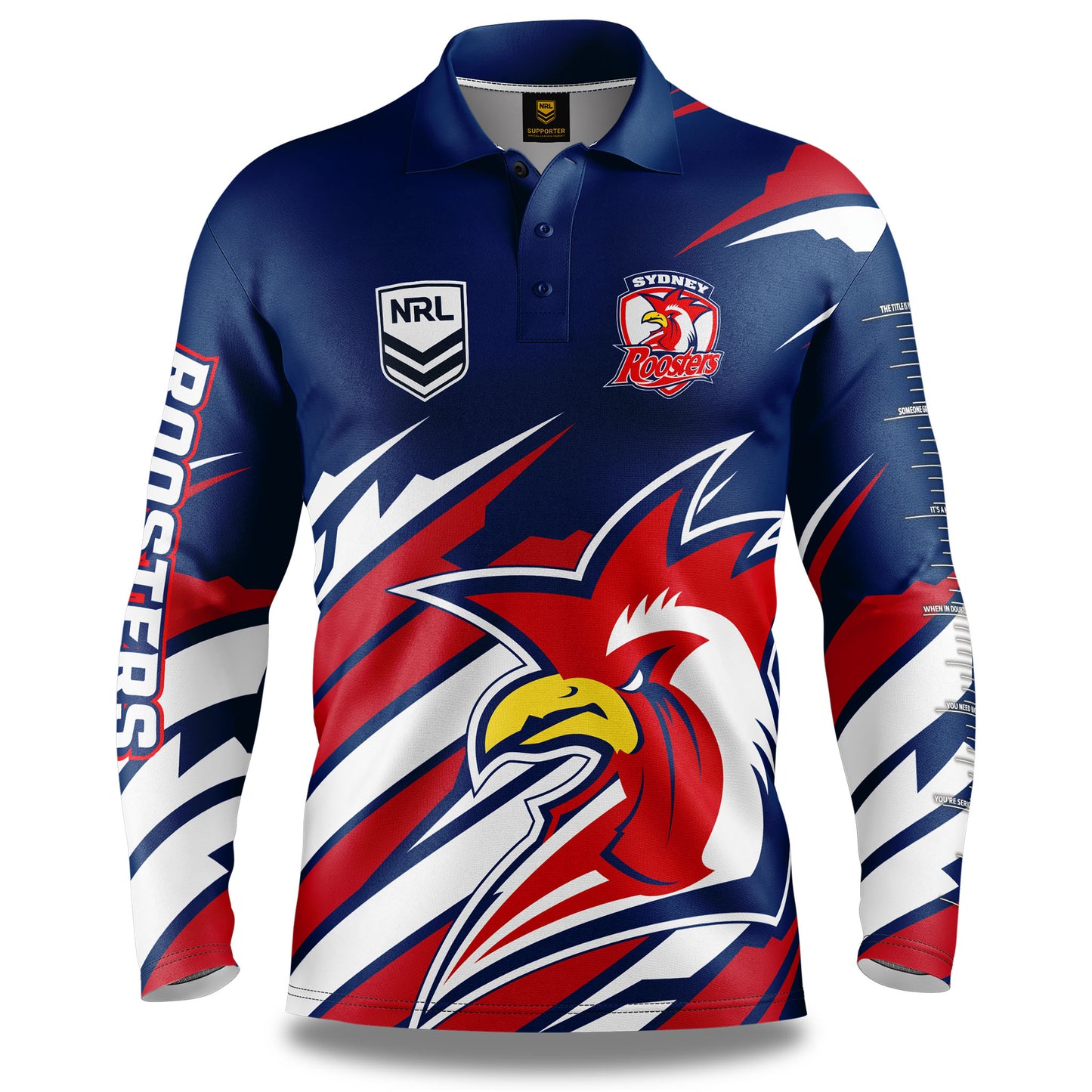 Sydney Roosters Mens 'Ignition' Fishing Shirt
